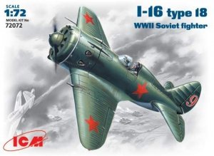 ICM 72072 I-16 type18 WWII Soviet fighter (1:72)