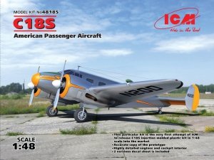 ICM 48185 C18S, American Passenger Aircraft (1:48)