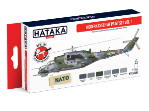 Hataka HTK-AS89 Modern Czech AF paint set vol. 1 6x17ml