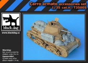 Black Dog T35005 Carro armato accessories set for Tamiya kits 1/35