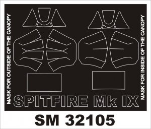 Montex SM32105 SPITFIRE IX TAMIYA