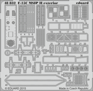 Eduard 48832 F-15C MSIP II exterior 1/48 GREAT WALL HOBBY