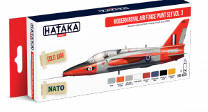 Hataka HTK-AS70 Modern Royal Air Force paint set vol. 3 (8x17ml)