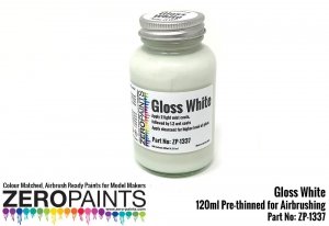 Zero Paints ZP-1337 Gloss White Paint 100ml
