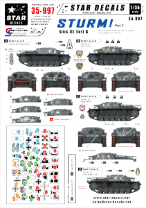 Star Decals 35-997 STURM 3 StuG III Ausf B 1/35
