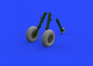 Eduard 632129 Spitfire Mk. IX wheels 4 spoke w/ smooth tire TAMIYA 1/32