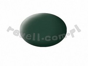 Revell 36168 Ciemnozielony RAF - Dark Green RAF mat Aqua Color 18 ml