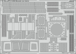 Eduard 491530 B-26G Marauder rear interior ICM 1/48