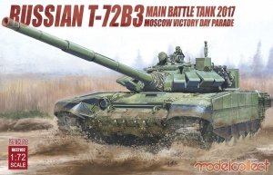 Modelcollect UA72102 Russian T-72B3 Main Battle Tank 2017 Moscow Victory Day Parade (1:72)