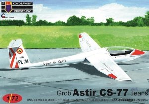 Kovozavody Prostejov KPM0133 Glob Astir CS-77 Jeans 1/72