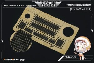 Voyager Model FE35006 WWII German Pz.KPfw. III Grills Set (Tamiya) 1/35
