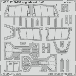 Eduard 481177 S-199 upgrade set for EDUARD 1/48