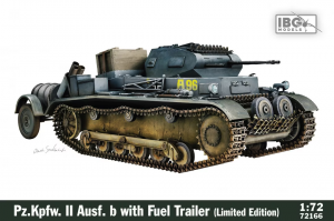 IBG 72166 Pz.Kpfw. II Ausf. b with Fuel Trailer - Limited Edition 1/72