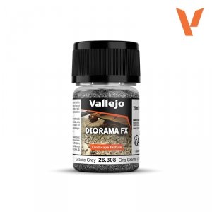 Vallejo 26308 Granite Grey 0.5-2 mm - Diorama FX Landscape Texture 30ml