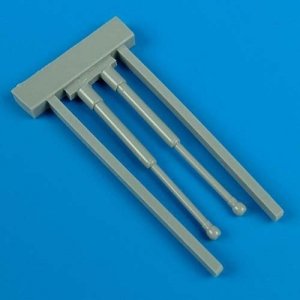 Quickboost QB48255 Hawker Hurricane Mk.II D 40mm cannon barrels Hasegawa 1/48