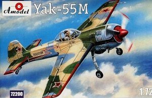 A-Model 72200 Soviet aerobatic aircraft Yakovlev Yak-55M 1:72
