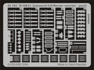 Eduard 35763 M-106A1 Armoured S. P.Mortar exterior 1:35 Tamiya