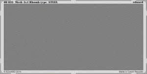 Eduard 00035 Mesh 4x4 Rhomb type STEEL