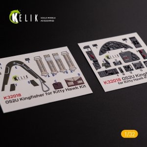KELIK K32018 OS2U Kingfisher - Interior 3D Decal for Kitty Hawk/Zimi models kit 1/32