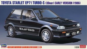 Hasegawa 20687 Toyota Starlet EP71 Turbo-S (3 Door) Early Version (1986) 1/24