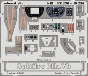 Eduard FE256 Spitfire Mk. Vb 1/48 Tamiya