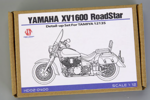 Hobby Design HD02-0400 Yamaha XV1600 Roadstar Custom (PE + Metal Parts) (For Tamiya 14135) 1/12