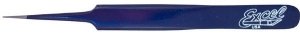 Excel Hobby Tools 30424 Straight Point Tweezers (Blue)