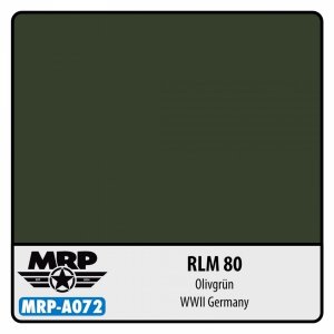 Mr. Paint MRP-A072 RLM 80 Olivgrun - aqua colors - 17ml
