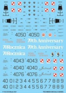 Techmod 32046 - General Dynamics F-16C/D Block 52+ (1:32)