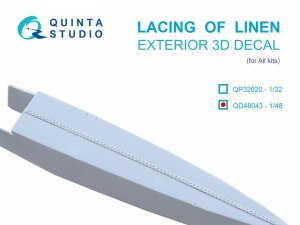 Quinta Studio QP48043 Lacing of linen (All Kits) 1/48