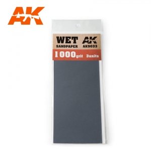 AK Interactive AK9033 WET SANDPAPER 1000