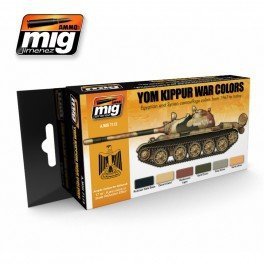 AMMO Mig 7113 YOM KIPPUR WAR COLORS SET 6x17ml