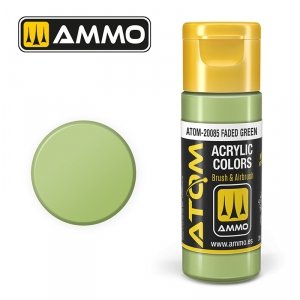 AMMO of Mig Jimenez 20085 ATOM COLOR Faded Green 20ml