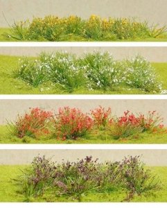 FREON KW57C Flowers red - Kwiaty kolor czerwony  5/7mm