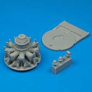 Quickboost QB48026 F4U-7 Corsair engine HASEGAWA 1/48