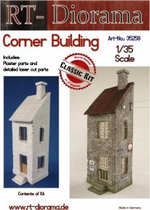 RT-Diorama 35258 Corner Building 1/35