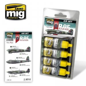 Ammo of Mig Jiminez 7214 RAF WWII Late Colors 4x17ml