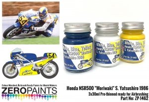 Zero Paints ZP-1462 Honda NSR500 Moriwaki S. Yatsushiro 1986 Paints 3x30ml