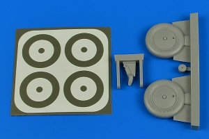 Aires 2225 I-153 Wheels & paint masks for ICM 1/32