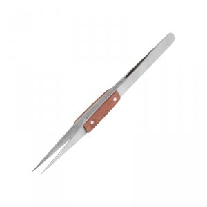 Modelcraft PTW1134 Stainless Steel Tweezers Fibre Grip / Serrated Tips