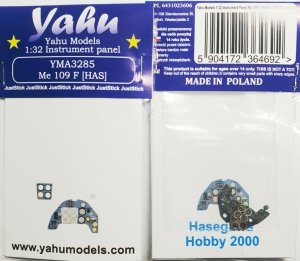 Yahu YMA3285 Me 109 F (Hobby 2000/Hasegawa) 1/32