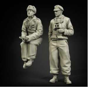 Panzer Art FI35-050 Waffen-SS tank officers Kharkov set 1/35