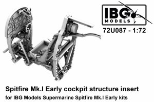 IBG 72U087 Spitfire Mk.I Early cockpit structure insert 1/72
