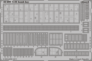 Eduard 48699 S-2E bomb bay 1/48 Kinetic