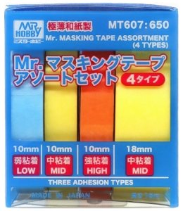 Mr.Hobby MT-607 Mr. Masking Tape Assortment