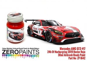Zero Paints ZP-1642 Mercedes AMG GT3 17 ADAC Total 24h Of Nurburgring 2019 Red Paint 30ml