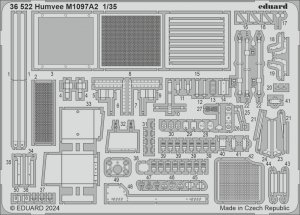 Eduard 36522 Humvee M1097A2 ICM 1/35