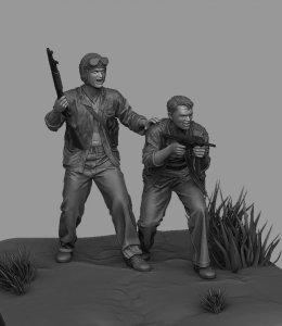 Panzer Art FI35-207 USMC tanker close combat set 1/35
