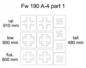 Omask 24003 Fw 190 A-4 part 1 1/48