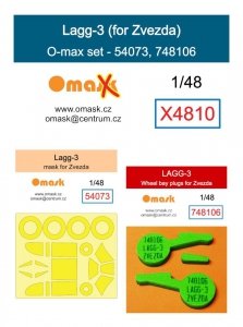 Omask X4810 Lagg-3 O-max set for Zvezda 1/48